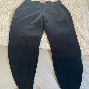 Lululemon cotton sweats in black size 8 worn only once.
